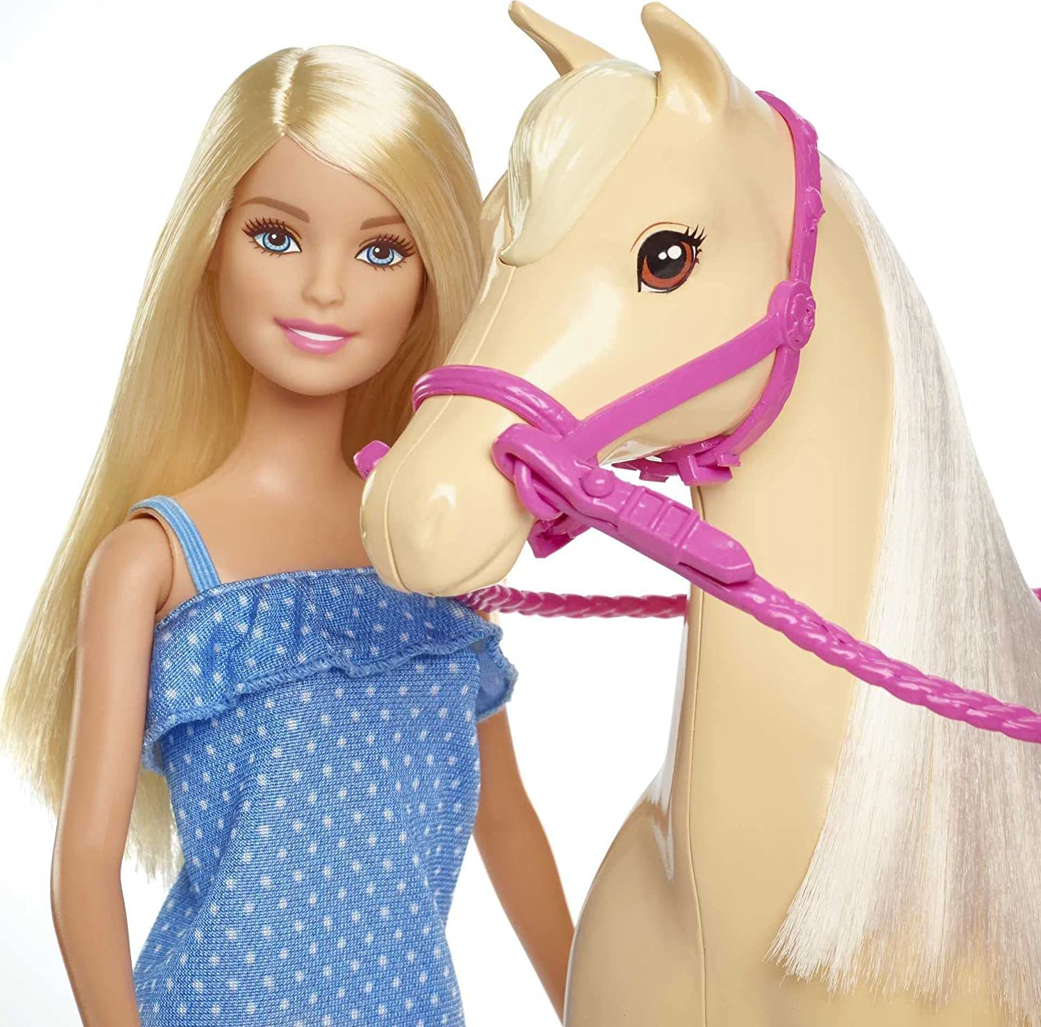 Игровой набор с куклой Barbie Doll & Horse Playset (FXH13) — купить с  доставкой из США и Европы | Brandly