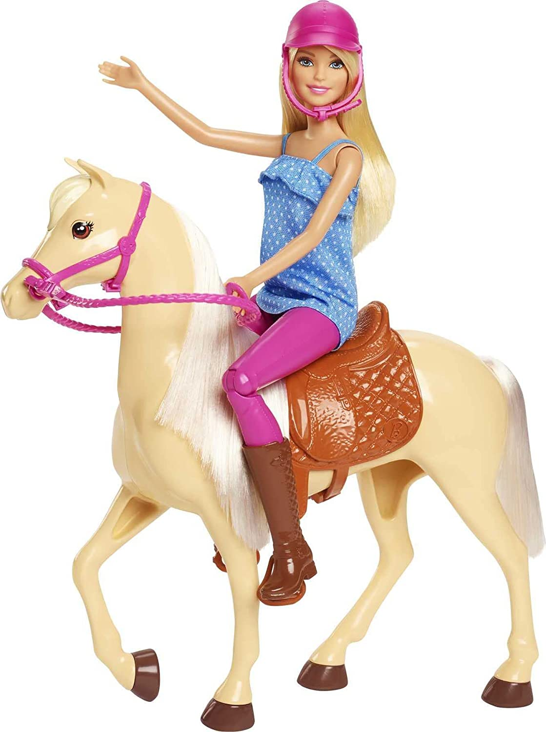 Игровой набор с куклой Barbie Doll & Horse Playset (FXH13) — купить с  доставкой из США и Европы | Brandly