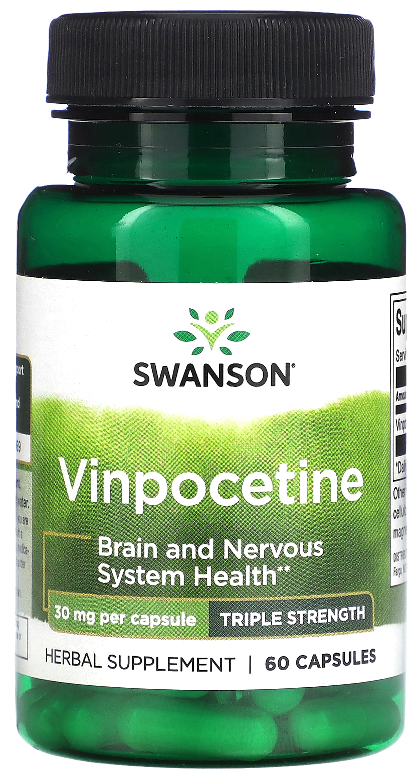 БАД Swanson Vinpocetine, 30 мг, 60 капсул (SWV-11734) — купить с ...