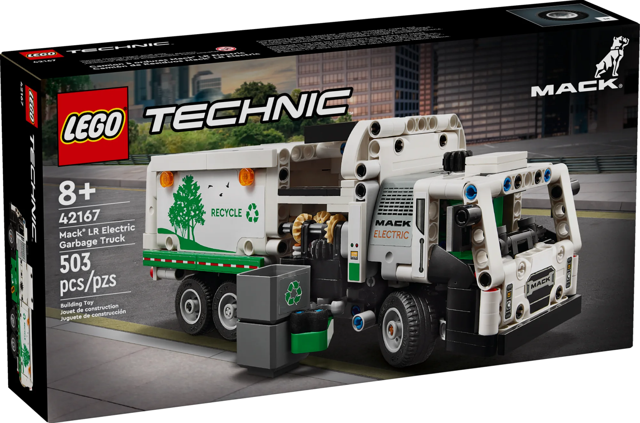 Конструктор LEGO Technic Mack® LR Electric Garbage Truck (42167) — купить с  доставкой из США и Европы | Brandly