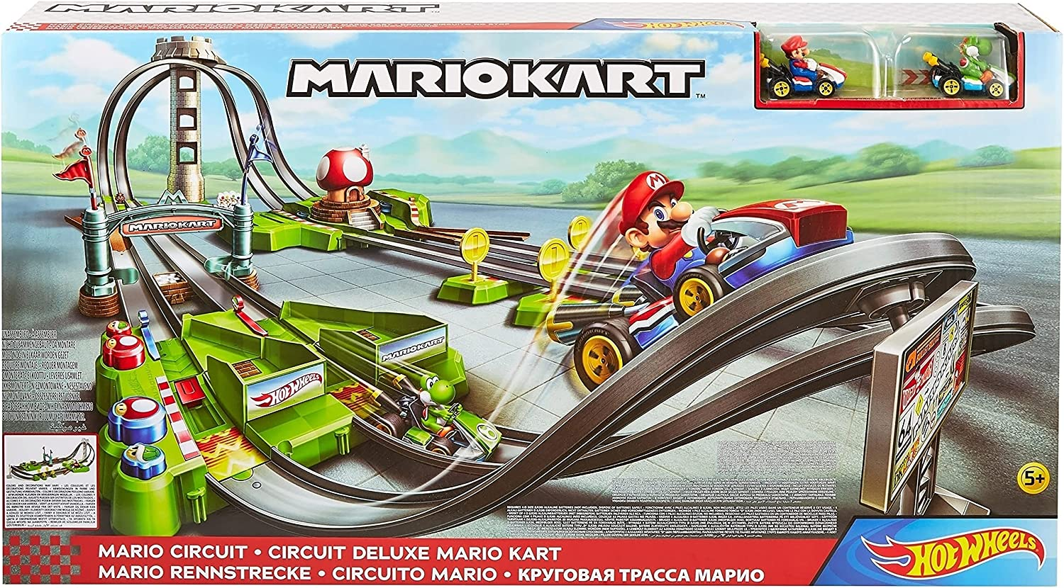 Марио треки. Хот Вилс Марио трасса. Mario Kart hot Wheels трасса. Трек хот Вилс Марио. Hot Wheels super Mario Kart.