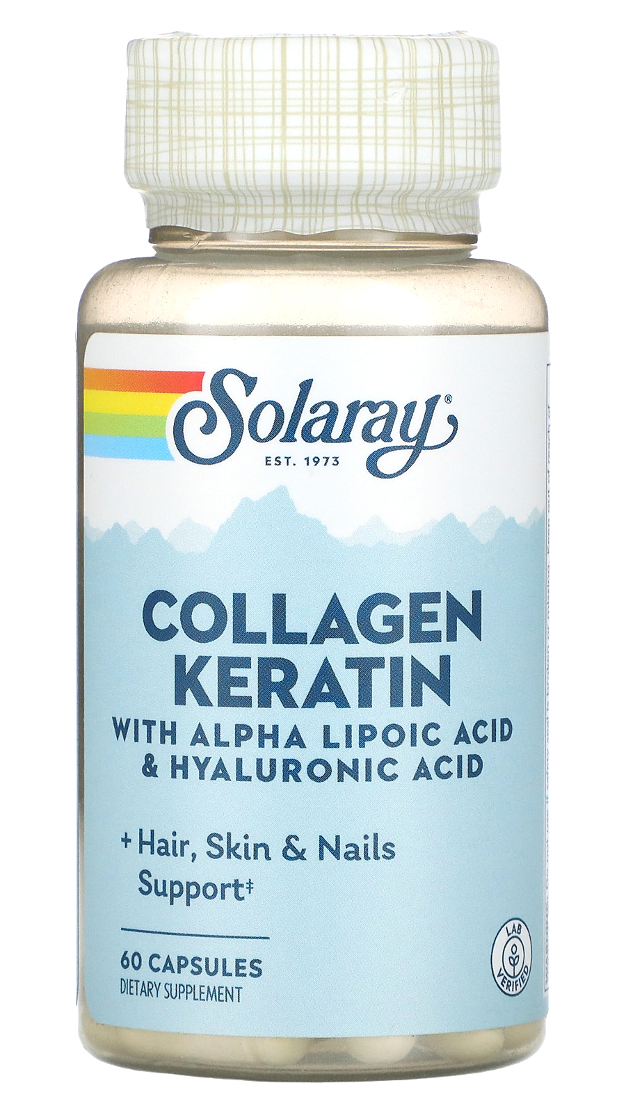 Коллаген Solaray Collagen Keratin with Alpha Lipoic Acid & Hyaluronic ...