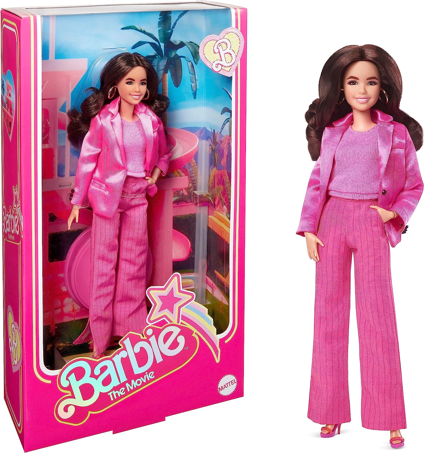 Кукла Barbie The Movie Collectible Gloria Doll Wearing Pink Power Pantsuit  (HPJ98)