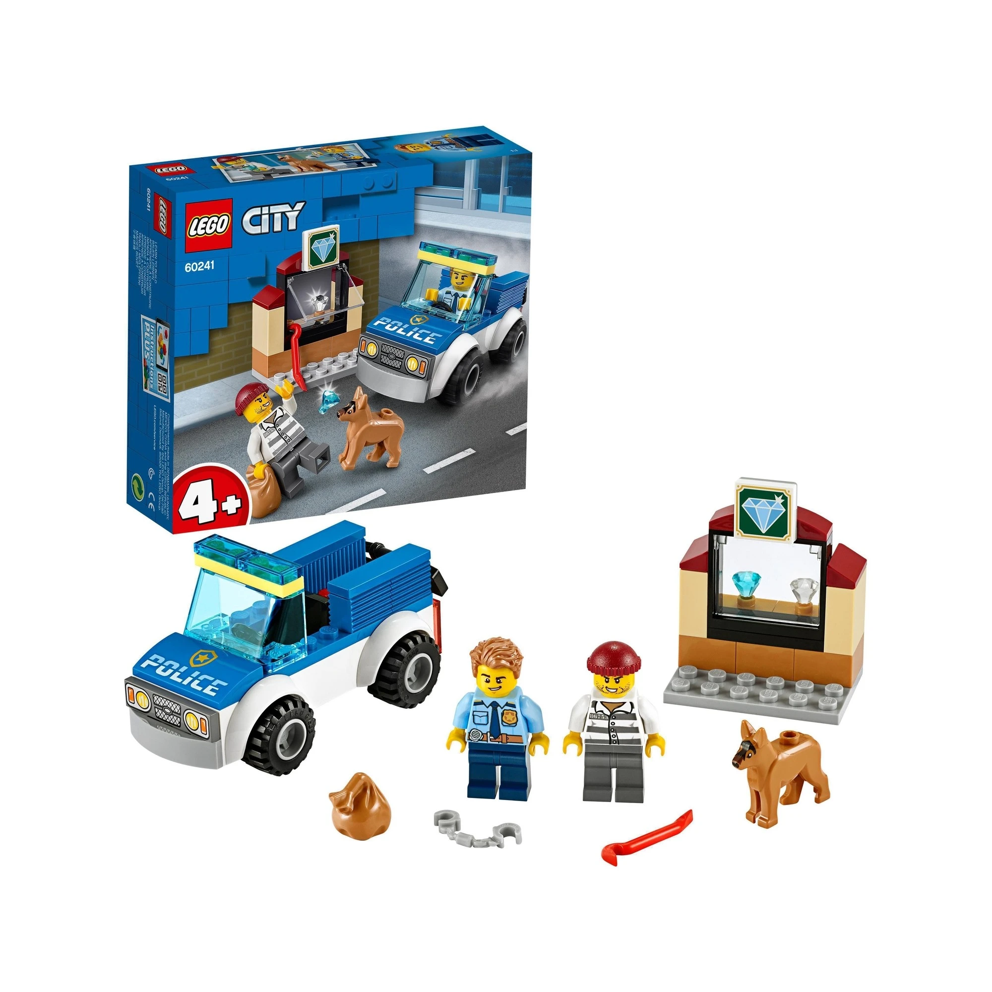 Конструктор LEGO City Police Dog Unit (60241) — купить с доставкой из США и  Европы | Brandly