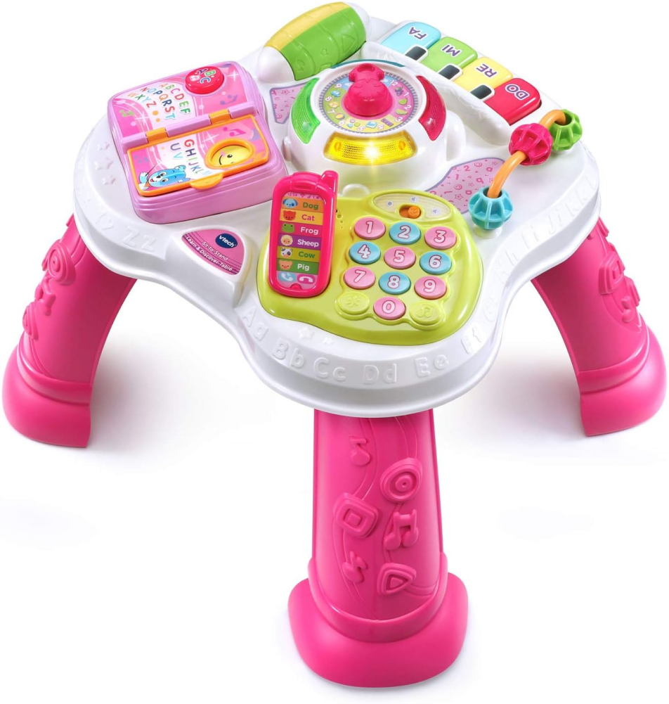 Интерактивная игрушка Vtech Sit-To-Stand Learn and Discover Table, Pink  (80-148050) — купить с доставкой из США и Европы | Brandly