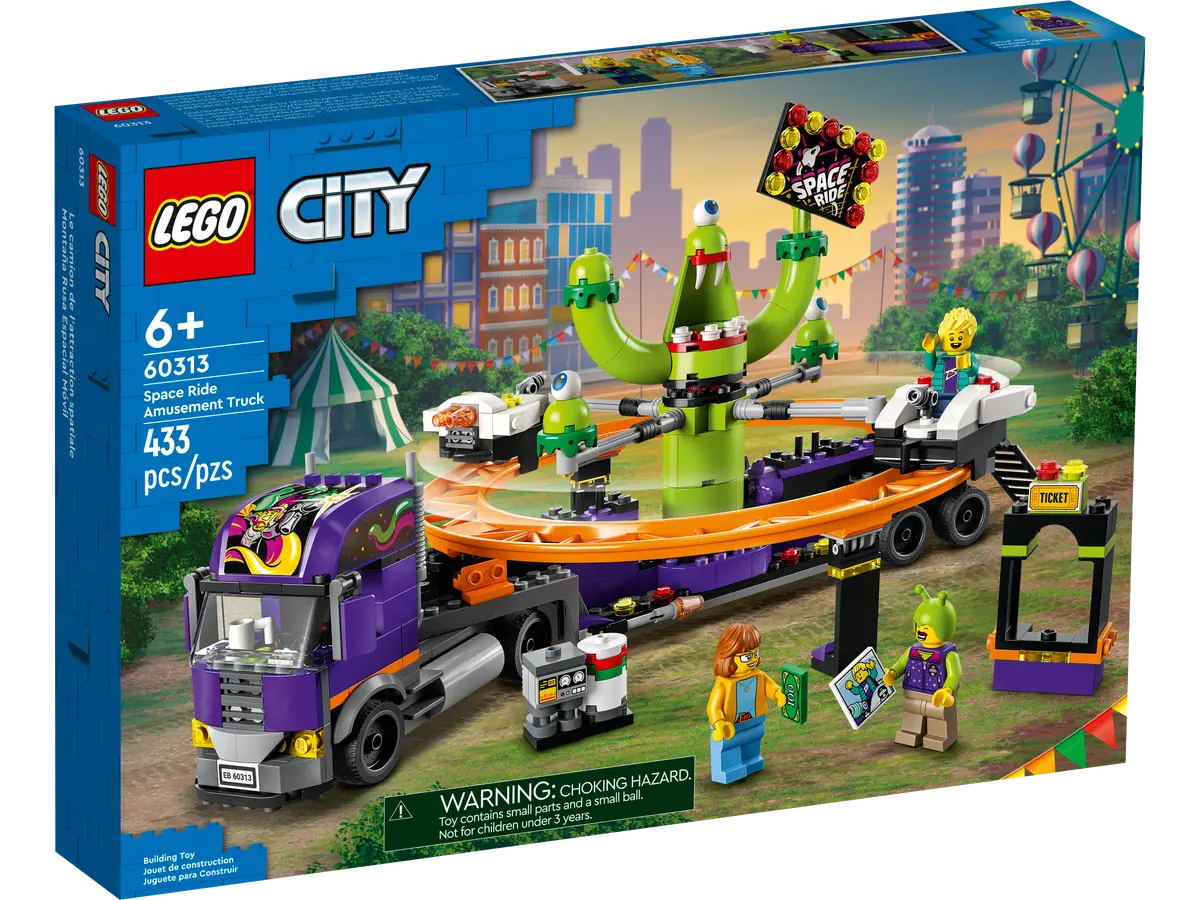 Конструктор LEGO City Space Ride Amusement Truck (60313) — купить с  доставкой из США и Европы | Brandly