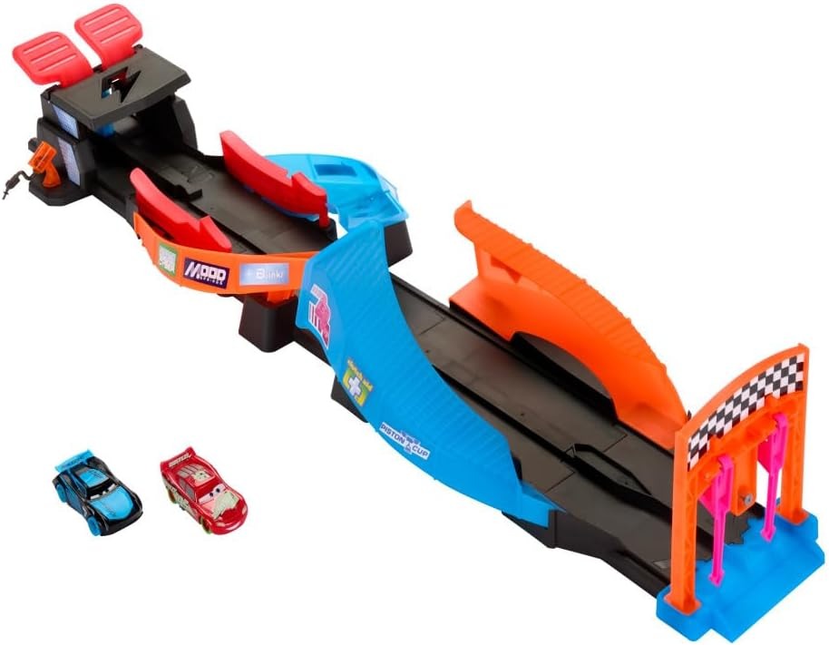 Игровой набор Disney Cars ‘N Criss-Cross Playset with 2 Glow-in-the ...