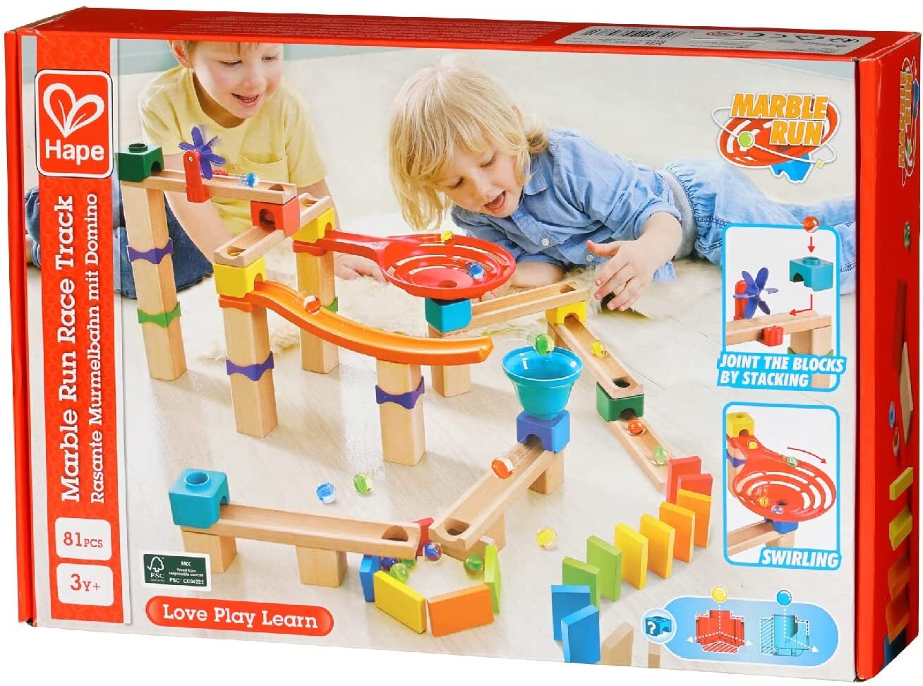 Игровой набор Hape Marble Run Race Track Games (E1101) — купить с доставкой  из США и Европы | Brandly