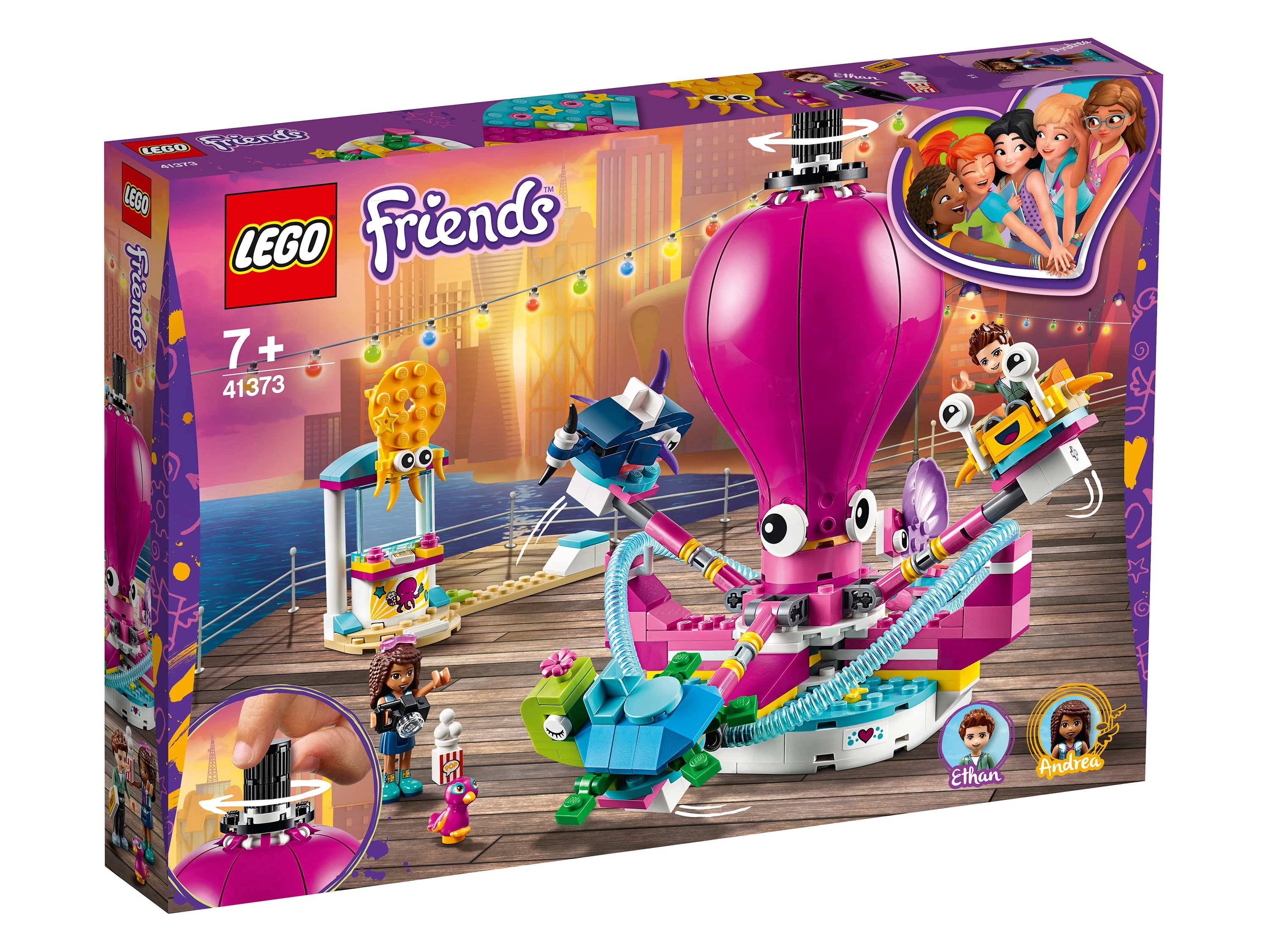 Конструктор LEGO Friends Аттракцион «Весёлый осьминог» (41373) — купить с  доставкой из США и Европы | Brandly