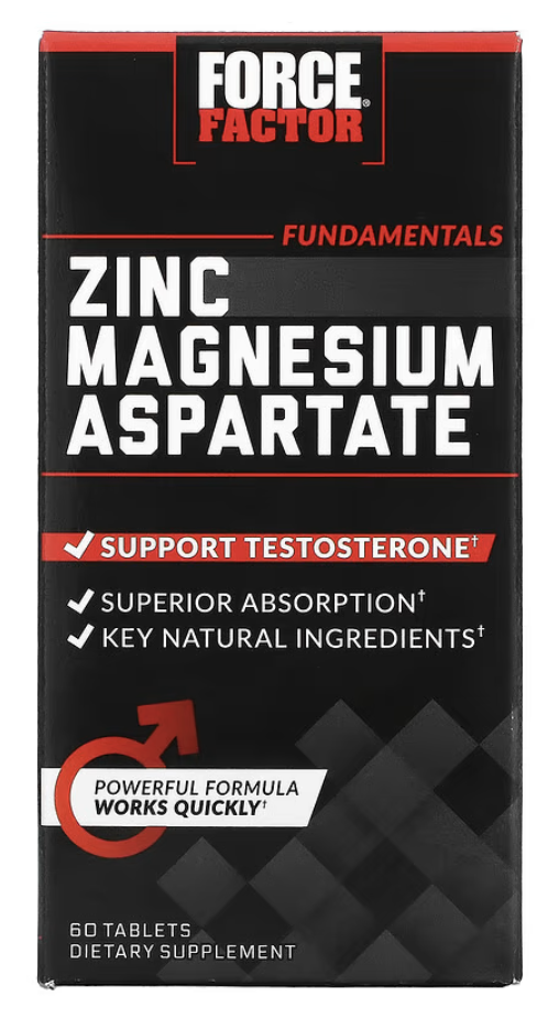 Комплекс Force Factor Zinc Magnesium Aspartate, 60 таблеток (FOA01528