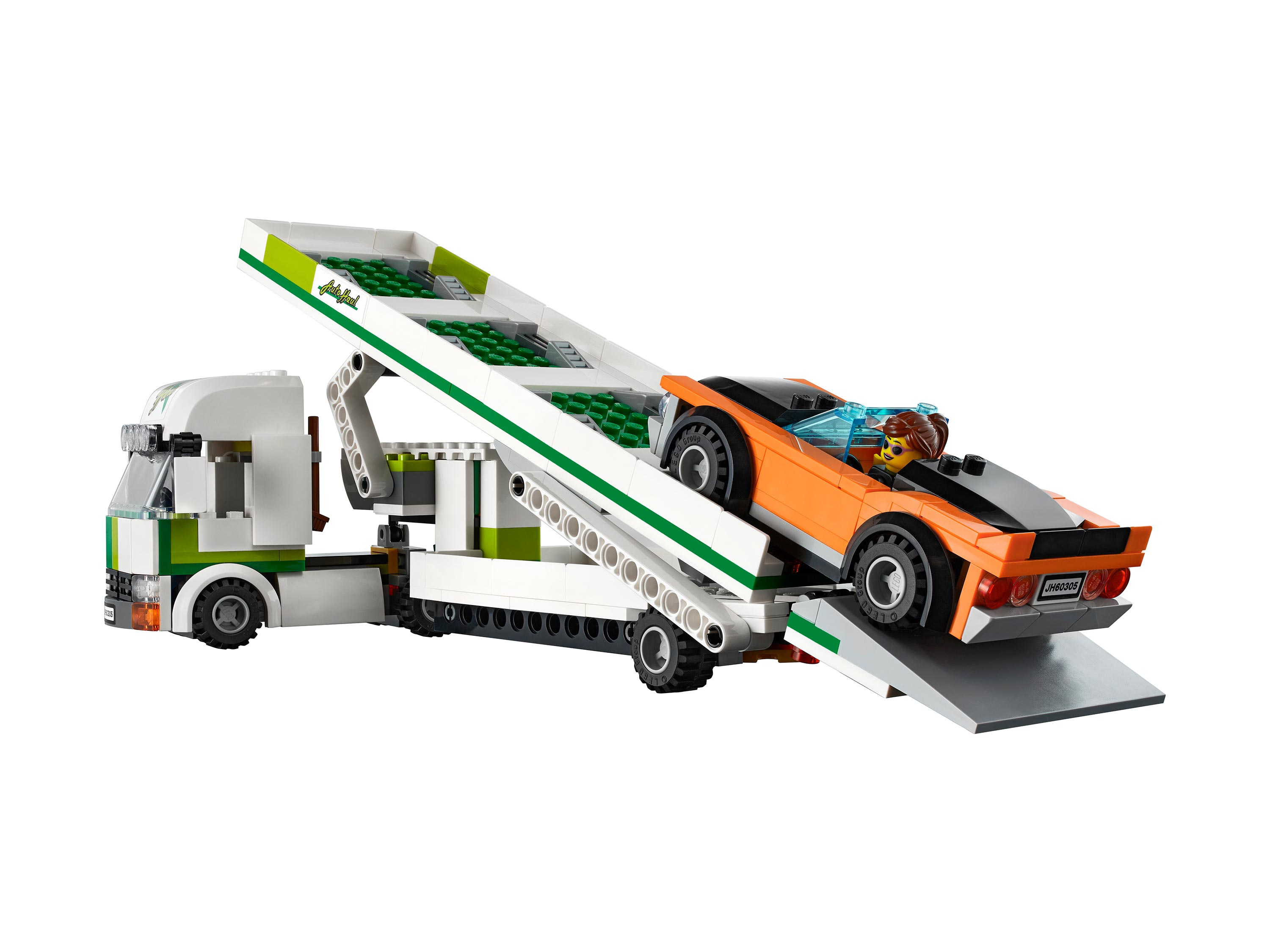 Lego city car store transporter