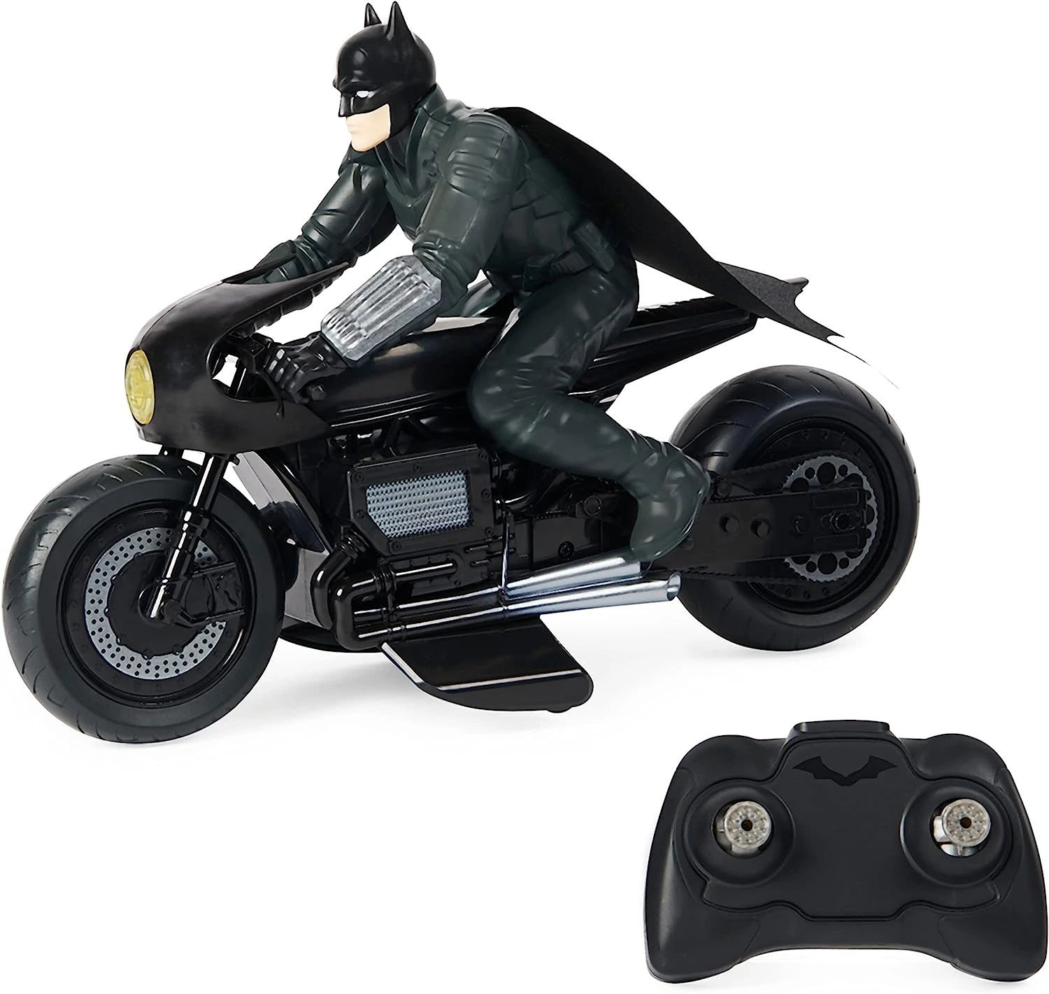 Радиоуправляемая машина DC Comics, The Batman Batcycle RC with Batman Rider  Action Figure (6064318) — купить с доставкой из США и Европы | Brandly