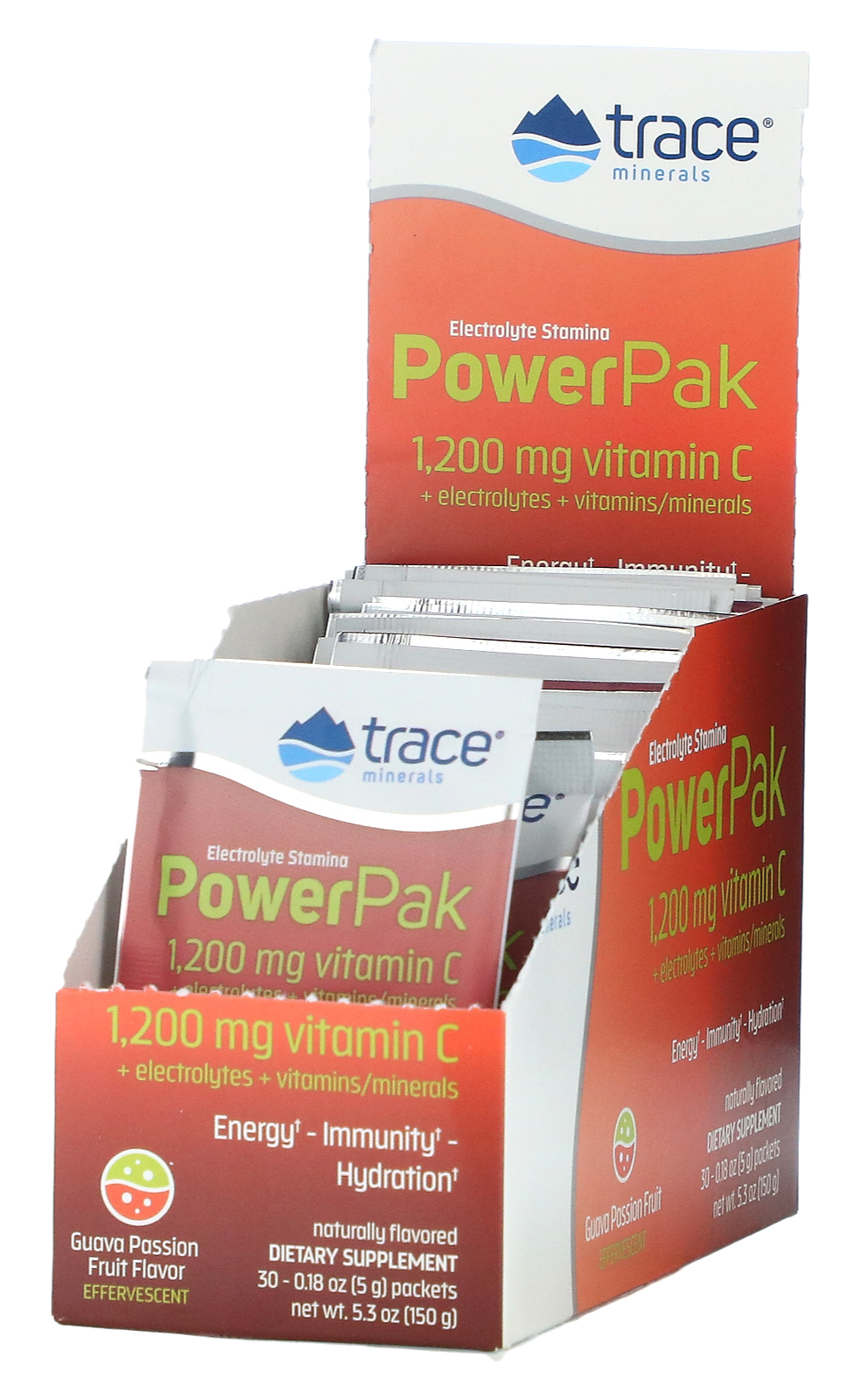 Комплекс Trace Minerals Electrolyte Stamina PowerPak, Guava Passion
