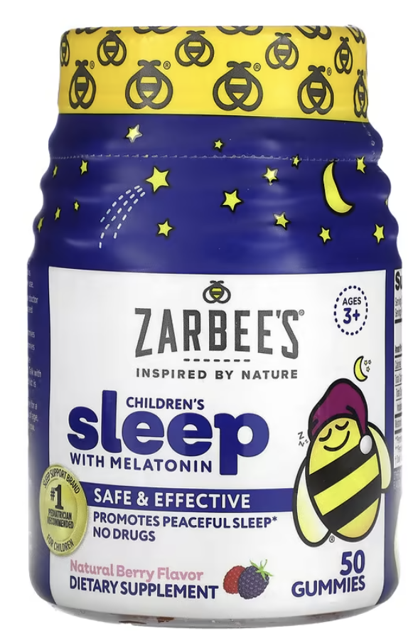 Комплекс Zarbee's Children's Sleep with Melatonin Gummies Natural Berry