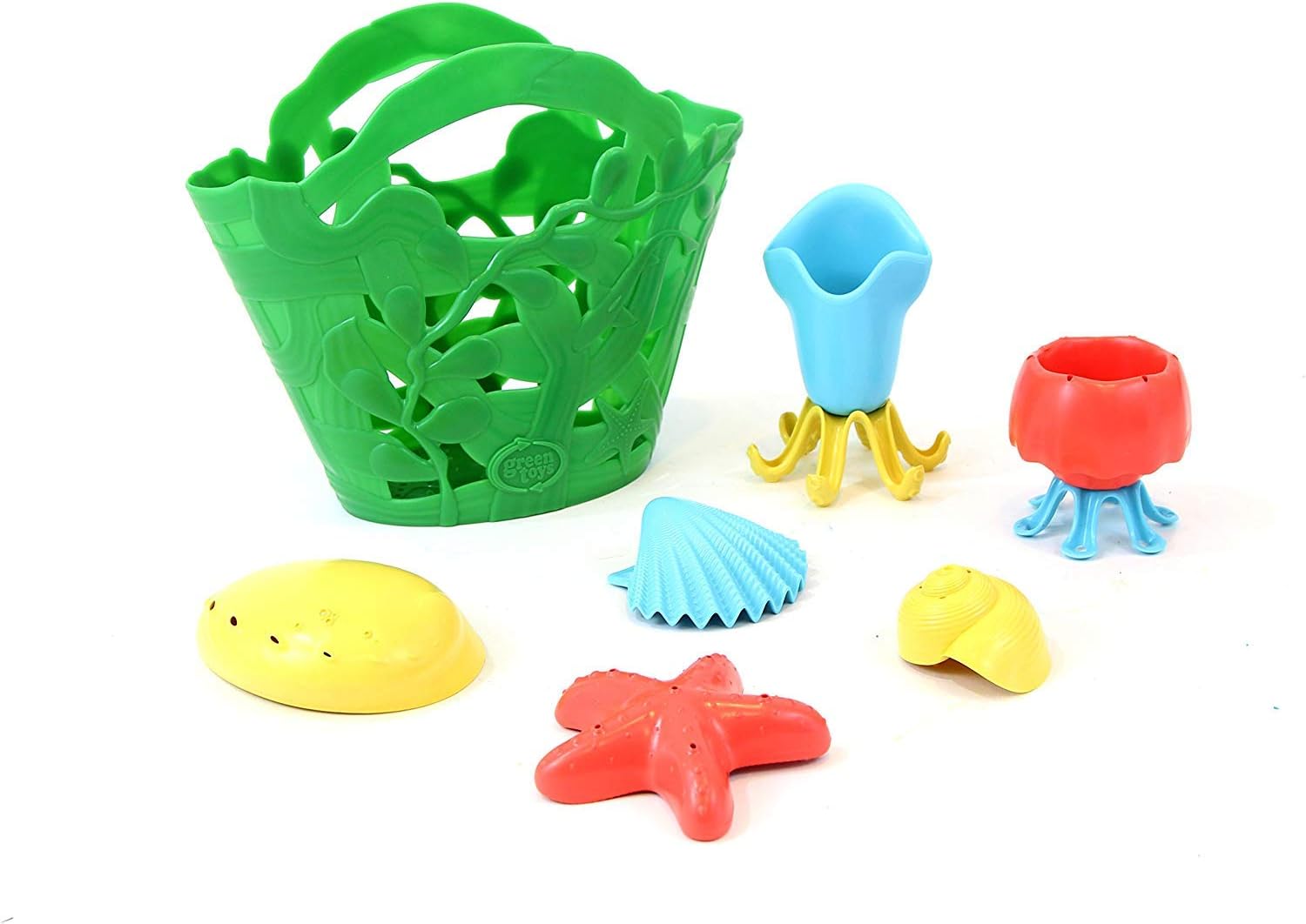 Грин игрушка. Bath Toy Set. Krispiki с игрушкой. Набор Green Toys 70877/70876/70875.