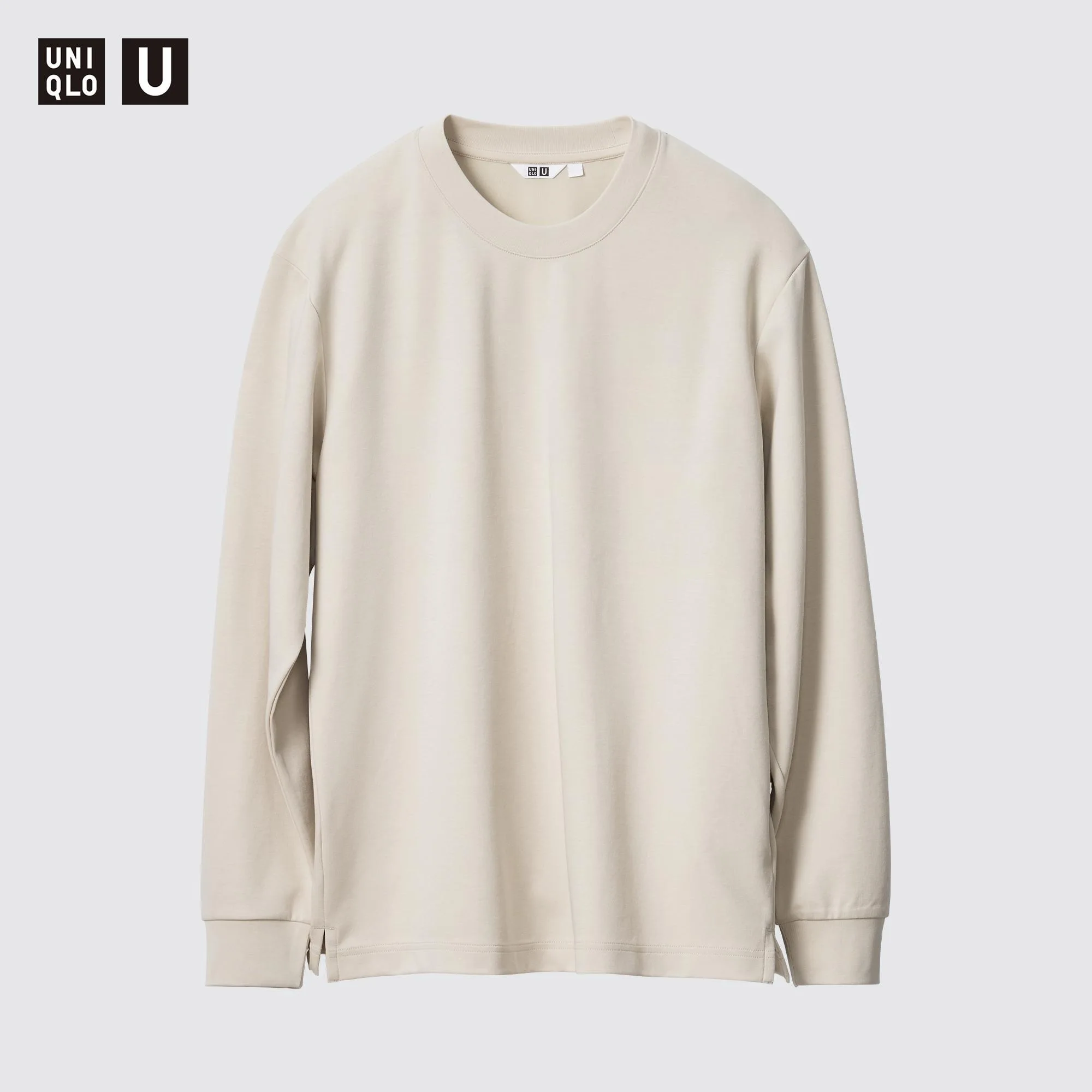 Мужской лонгслив UNIQLO AIRism Cotton Long Sleeve Crew Neck T-Shirt  (E465193-000-69) — купить с доставкой из США и Европы