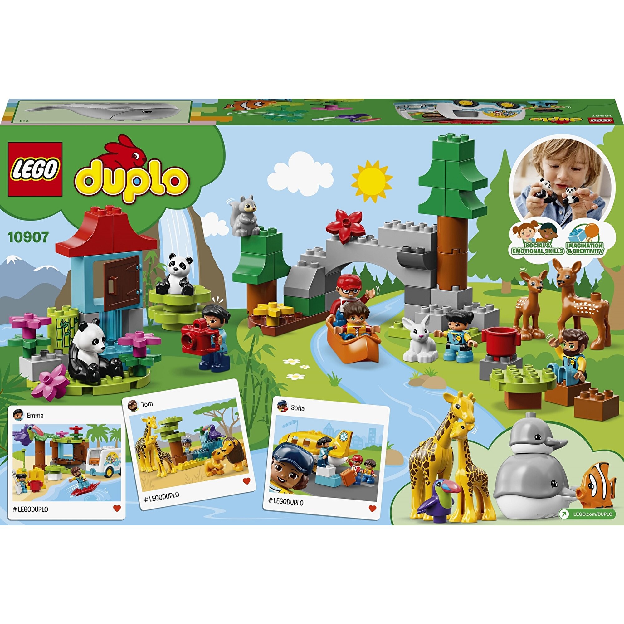 Конструктор LEGO Duplo World Animals (10907) — купить с доставкой из США и  Европы | Brandly