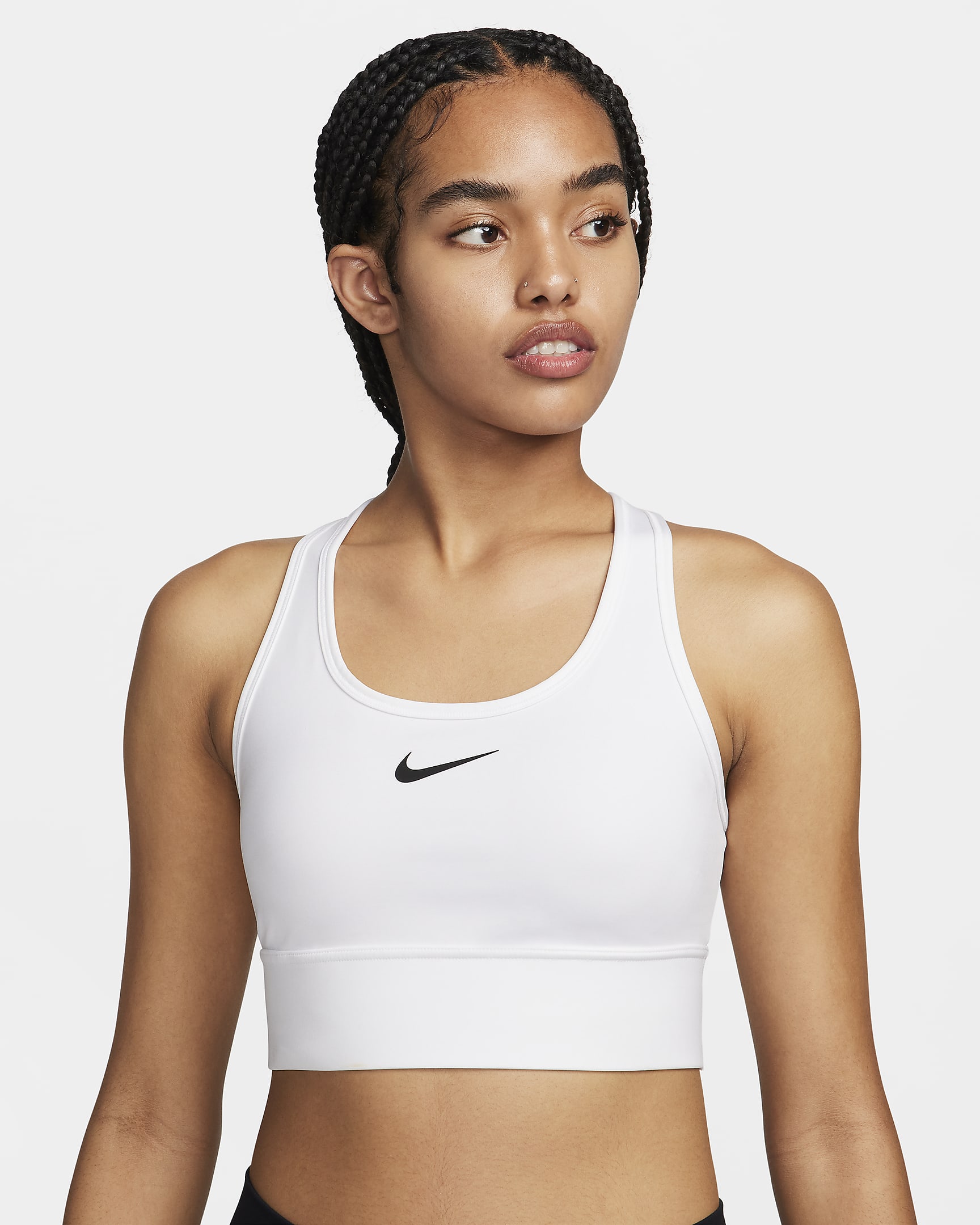 Спортивный топ бра Nike Swoosh Ultrabreathe