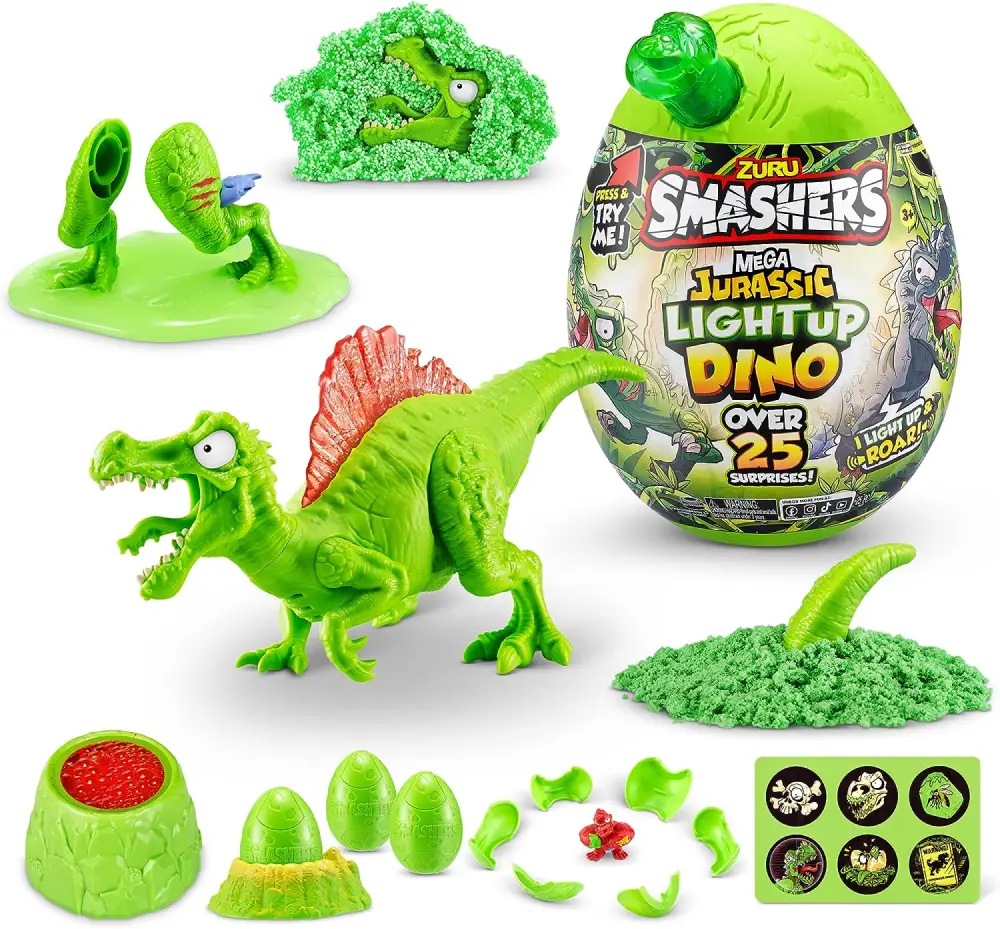 Игровой набор Smashers Mega Jurassic Light Up Dino Egg (Spinosaurus)  (74108) — купить с доставкой из США и Европы | Brandly