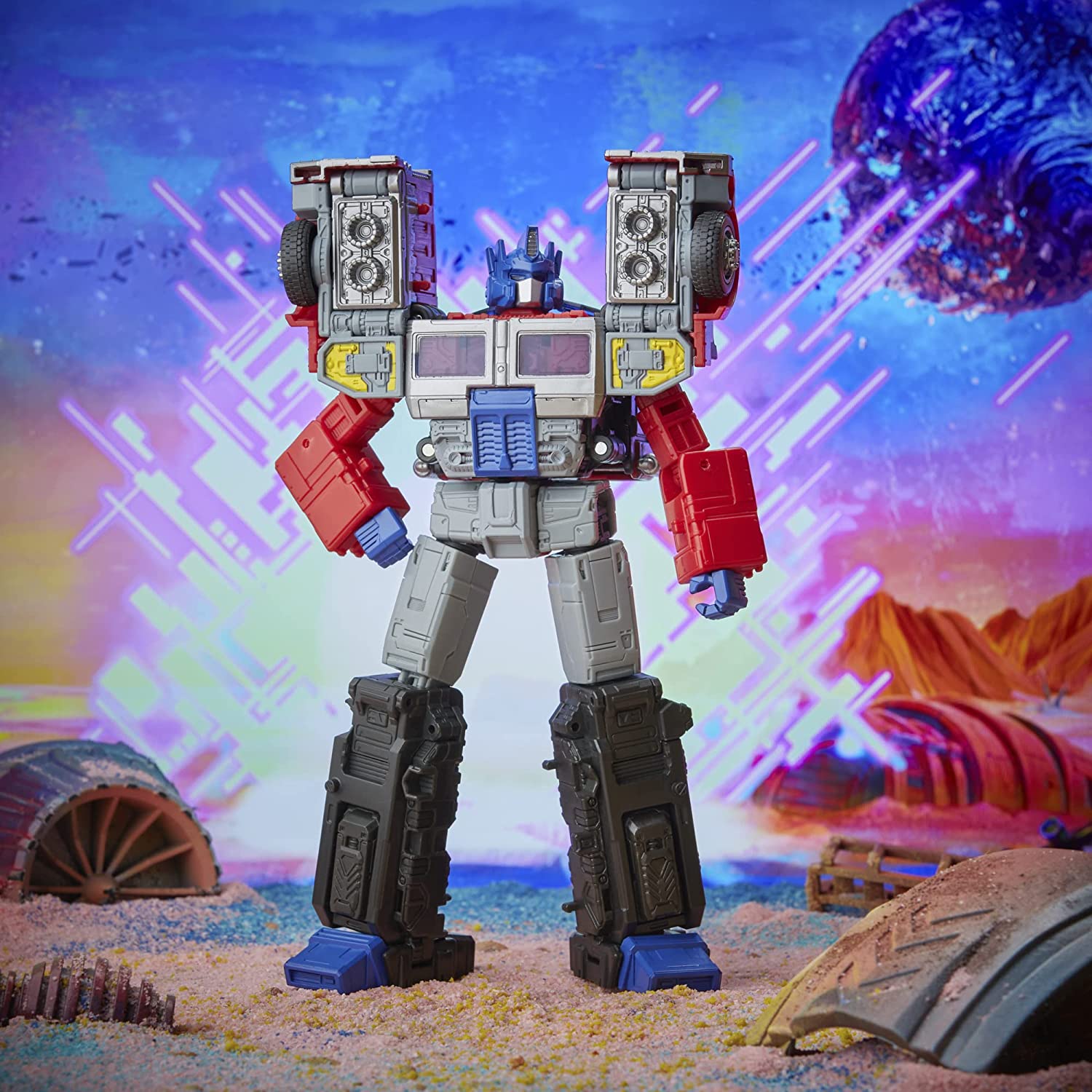 Игровая фигурка Transformers Toys Generations Legacy Series Leader G2  Universe Laser Optimus Prime (F3061) — купить с доставкой из США и Европы |  Brandly