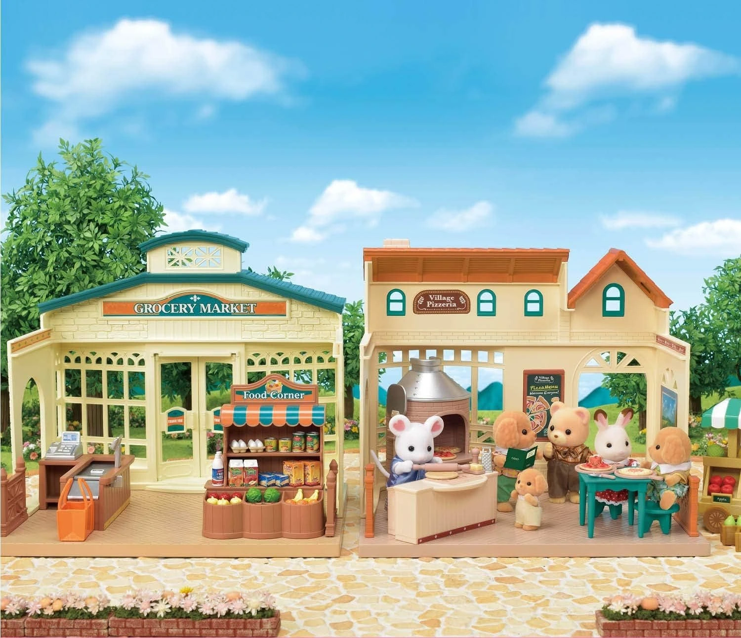 Дом для куклы Sylvanian Families Village Pizzeria (CC1801) — купить с  доставкой из США и Европы | Brandly