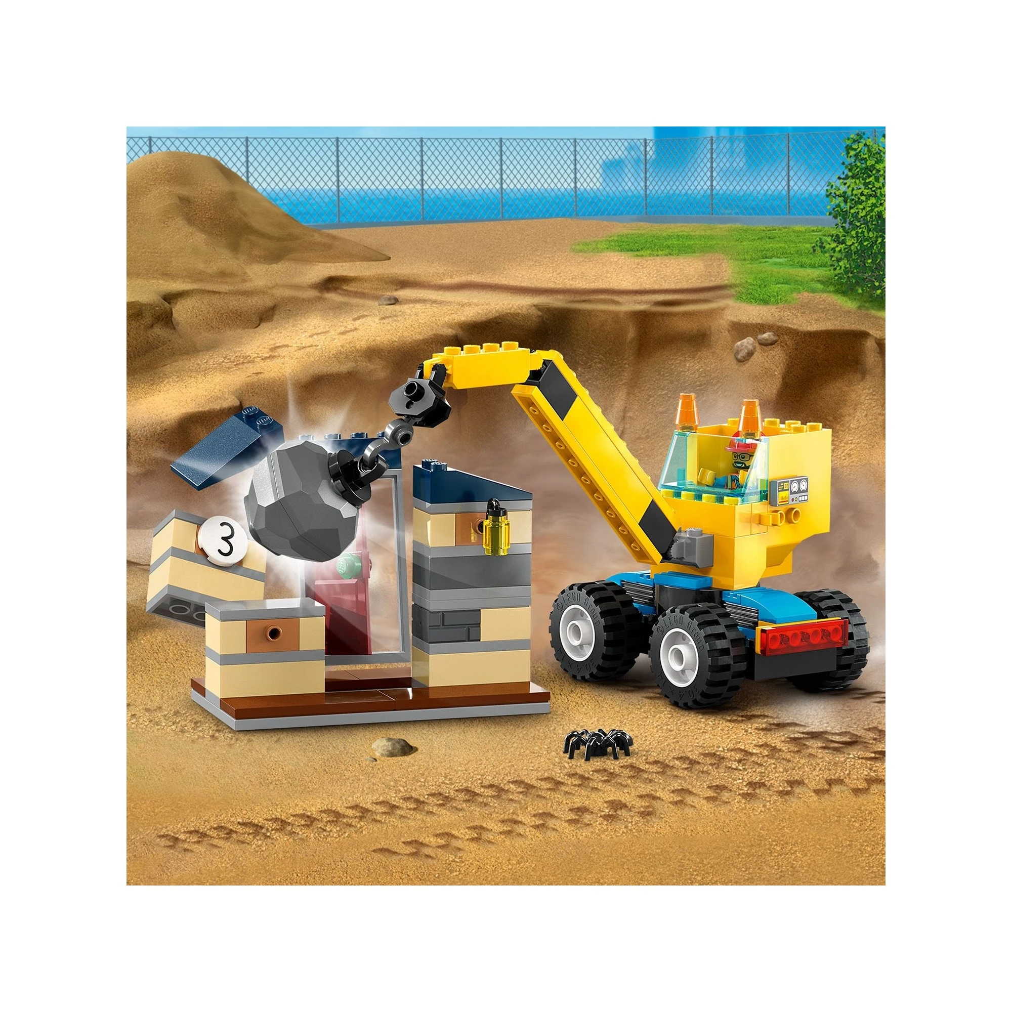 Конструктор LEGO City Construction Trucks and Wrecking Ball Crane (60391) —  купить с доставкой из США и Европы | Brandly