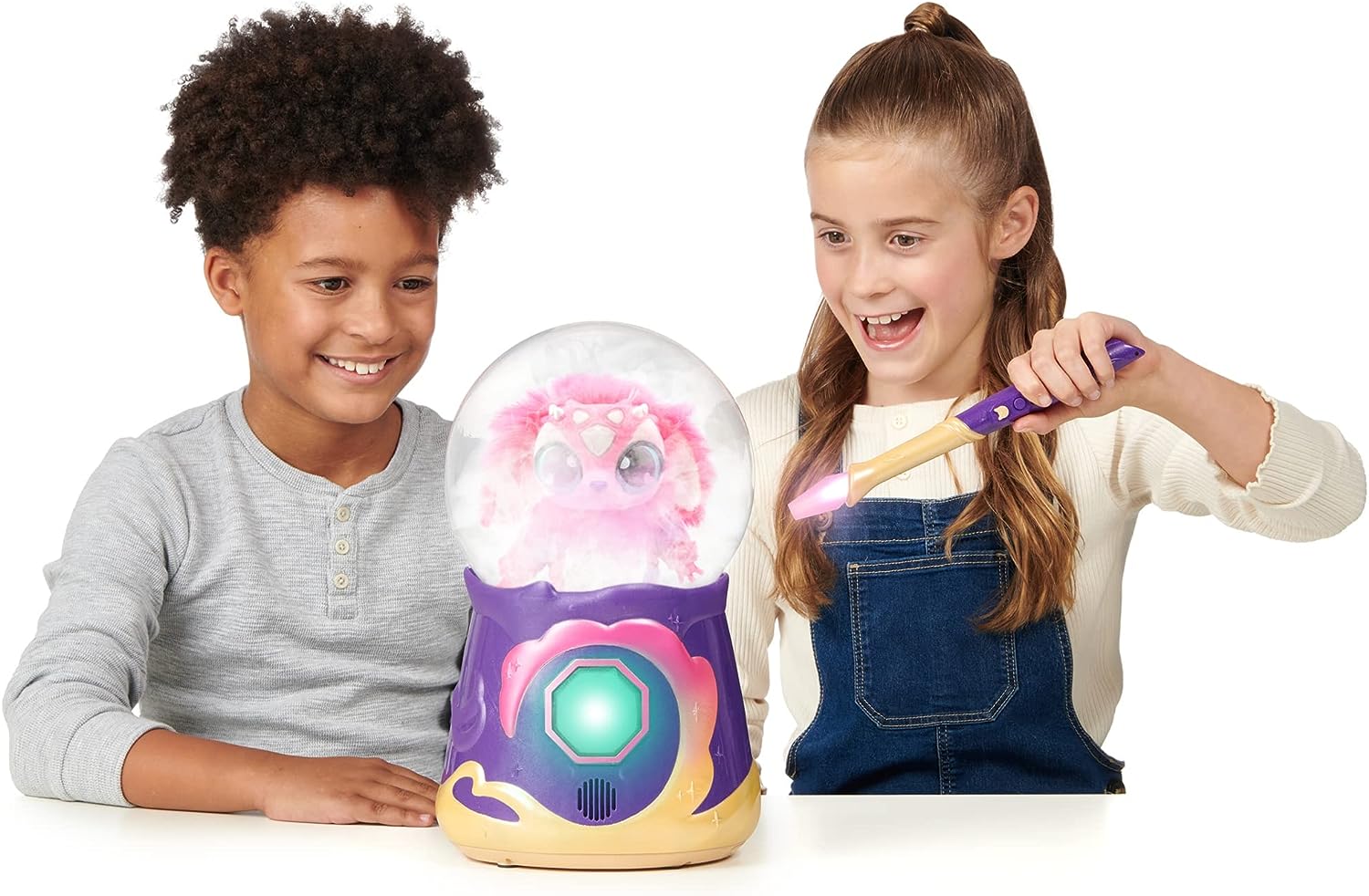 Игровой набор Magic Mixies Magical Misting Crystal Ball with Interactive 8  inch Pink Plush Toy (14689) — купить с доставкой из США и Европы | Brandly