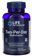 Витамины Life Extension Two-Per-Day Multivitamin, 120 таблеток  (LEX-23151)