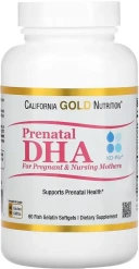 БАД California Gold Nutrition Prenatal DHA for Pregnant and Nursing Mothers, 450 мг, 60 капсул  (CGN-01336)