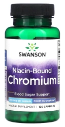 Минералы Swanson Niacin-Bound Chromium, 200 мкг, 120 капсул (SWV-02211)