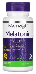 БАД Natrol Melatonin, Time Release, 1 мг, 90 таблеток (NTL-00467)