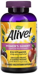 Витамины Nature's Way Women's Gummy Complete Multivitamin, Mixed Berry, 130 мармеладок  (NWY-11536)