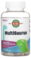 Комплекс KAL MultiSaurus, Berry, Grape & Orange, 90 жевательных таблеток (CAL-13462)