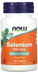 БАД NOW Foods Selenium 100 мкг, 100 таблеток  (NOW-01480)
