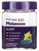 БАД Natrol Kids, Melatonin, Ages 4+, Berry, 90 мармеладок (NTL-07530)