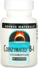 Витамины Source Naturals Coenzymated B-1, 60 пастилок  (SNS-00933)