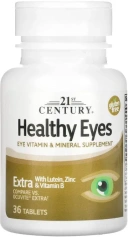 БАД 21st Century Healthy Eyes, Extra With Lutein, Zinc & Vitamin B, 36 таблеток  (CEN-27418)