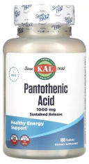 Минералы KAL Pantothenic Acid, 1000 мг, 100 таблеток (CAL-83910)
