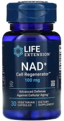 Витамины Life Extension NAD+ Cell Regenerator, NIAGEN Nicotinamide Riboside, 100 мг, 30 вегетарианских капсул (LEX-19043)