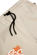 Мужские шорты BOSS Cotton-terry shorts with graffiti-logo artwork (hbna50483295281)