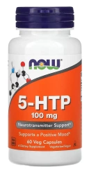 БАД NOW Foods 5-HTP, 100 мг, 60 вегетарианских капсул (NOW-00105)