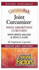 БАД Natural Factors CurcuminRich, Joint Curcumizer, 60 вегетарианских капсул (NFS-04554)
