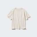 Детская футболка UNIQLO AIRism Cotton Crew Neck T-Shirt (E465136-000-09)