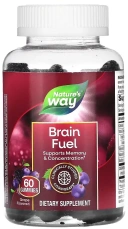 Комплекс Nature's Way Brain Fuel, Grape, 60 мармеладок (NWY-14346)