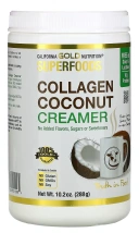 Коллаген California Gold Nutrition Collagen Coconut Creamer, Unsweetened, 288 g  (CGN-01208)