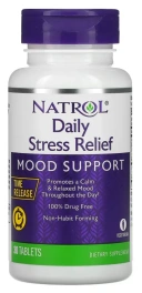Комплекс Natrol Daily Stress Relief, Time Release, 30 таблеток (NTL-07381)