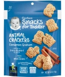 Печенье Gerber Snacks for Toddler, Animal Crackers, 12+ Months, Cinnamon Graham, 170 г (GBR-00595)