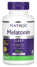 БАД Natrol Melatonin, Time Release, 10 мг, 100 таблеток (NTL-07279)