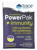 Комплекс Trace Minerals PowerPak + Immunity, Lemon Berry, 30 пакетиков (TMR-00588)