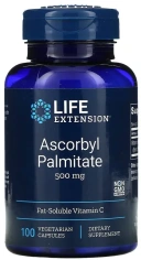 Витамины Life Extension Ascorbyl Palmitate, 500 мг, 100 вегетарианских капсул  (LEX-15331)